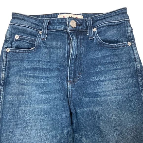 Anthropologie Amo High Rise Stix Crop Skinny Jeans, Women’s, Dark Wash, Size 25 - Picture 4 of 7